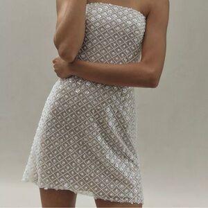 Watters Crescendo Strapless Mini Dress